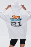 Whitemulti Space Jam Lace-Up Hoodie 3