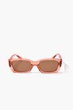 Blushbrown Tinted Rectangle Sunglasses