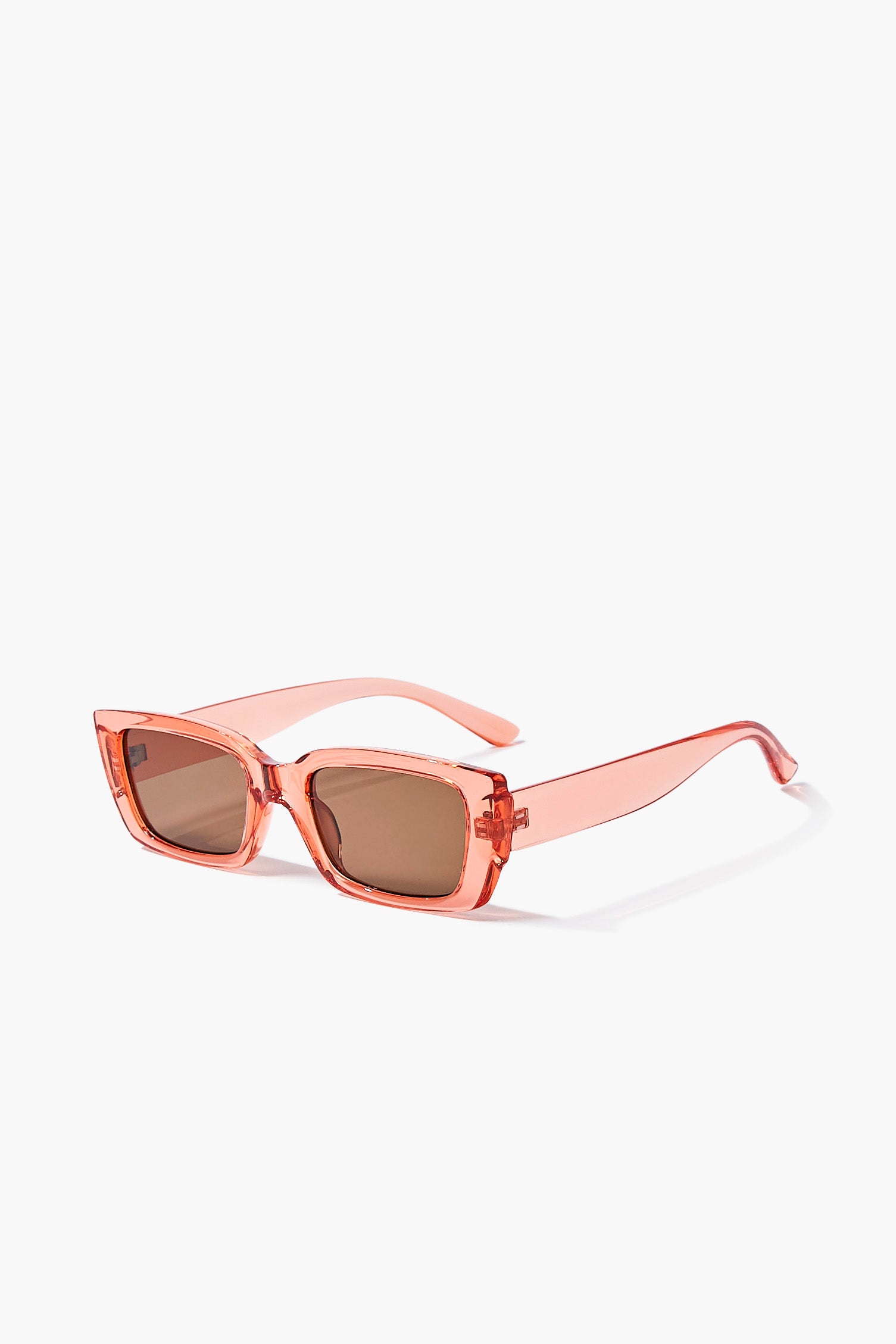Blushbrown Tinted Rectangle Sunglasses 1