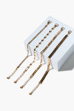 Gold Assorted Chain Bracelet Set
