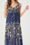 Bluemulti Chiffon Ornate Print Maxi Dress 4
