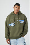 Olivemulti Farther Together Graphic Hoodie