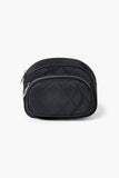 Black Quilted Fanny Pack