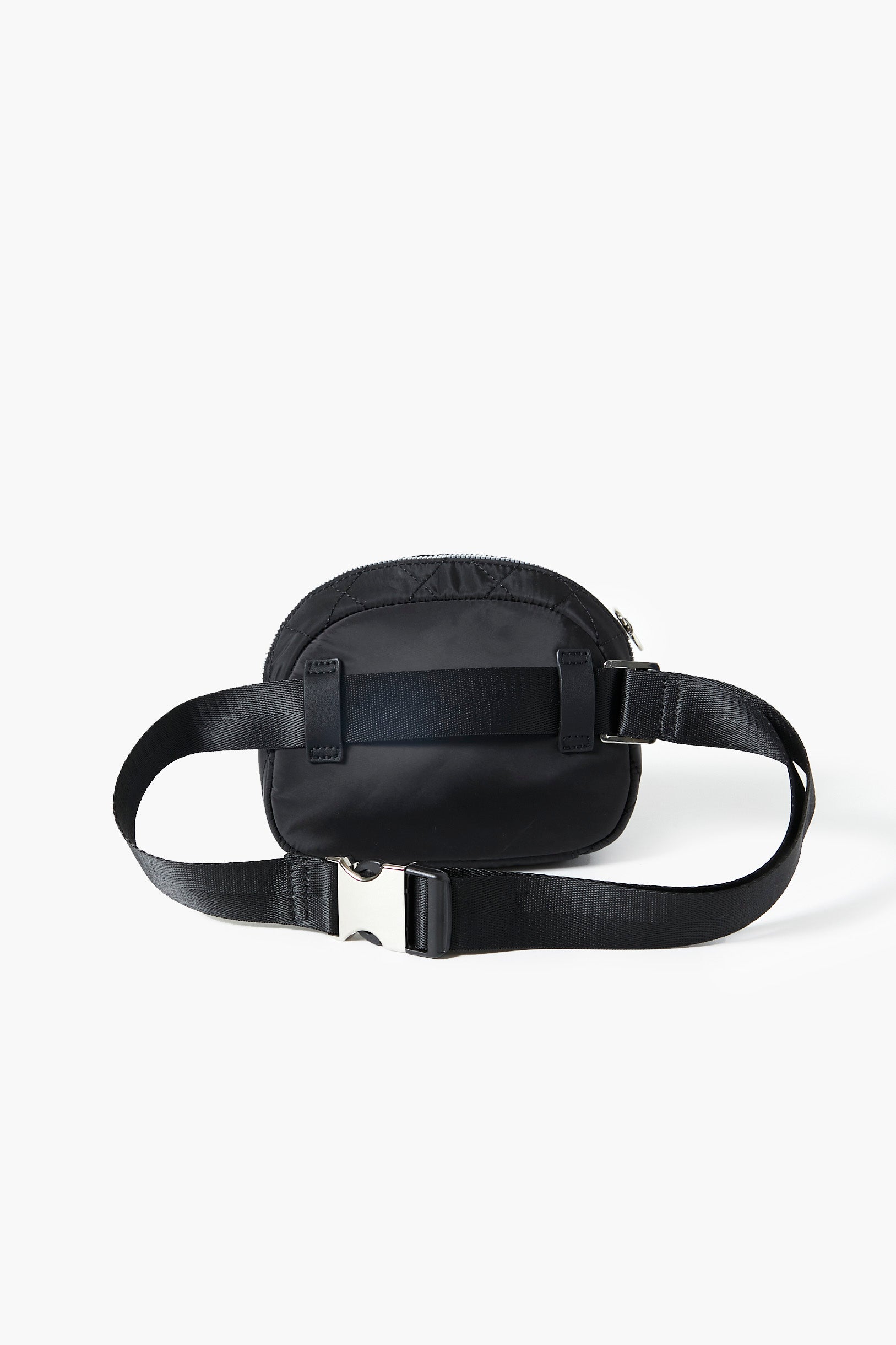 Black Quilted Fanny Pack 2
