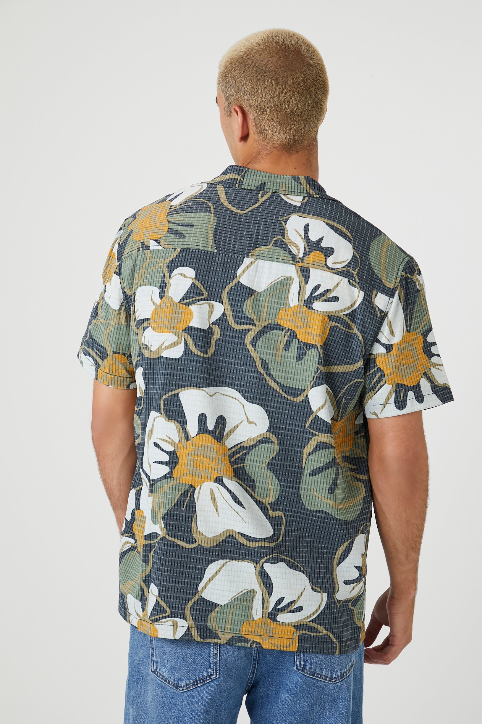 Floral Print Short-Sleeve Shirt