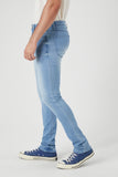 Lightdenim Knit Stretch-Denim Skinny Jeans