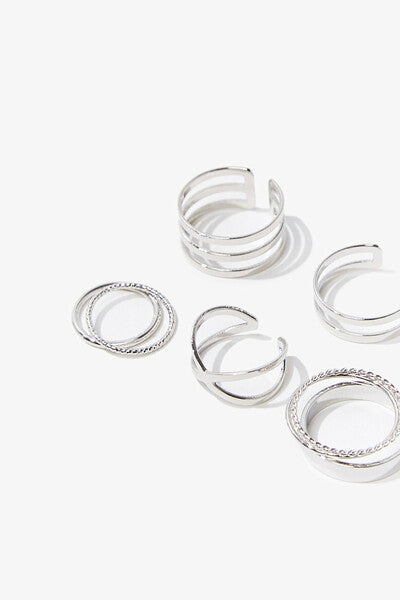 Silver Assorted Ring Set 1