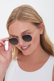 Goldblack Round Tinted Sunglasses 