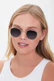 Goldblack Round Tinted Sunglasses 1