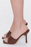 Brown Faux Leather Stiletto High Heel 2