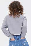 Heathergrey French Terry Drop-Sleeve Pullover 1