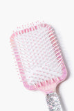 Pinkmulti Glitter Square Paddle Hair Brush 1
