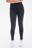 Washedblack Mid-Rise Skinny Jeans 8
