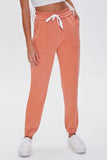 Salmon French Terry Paperbag Joggers 