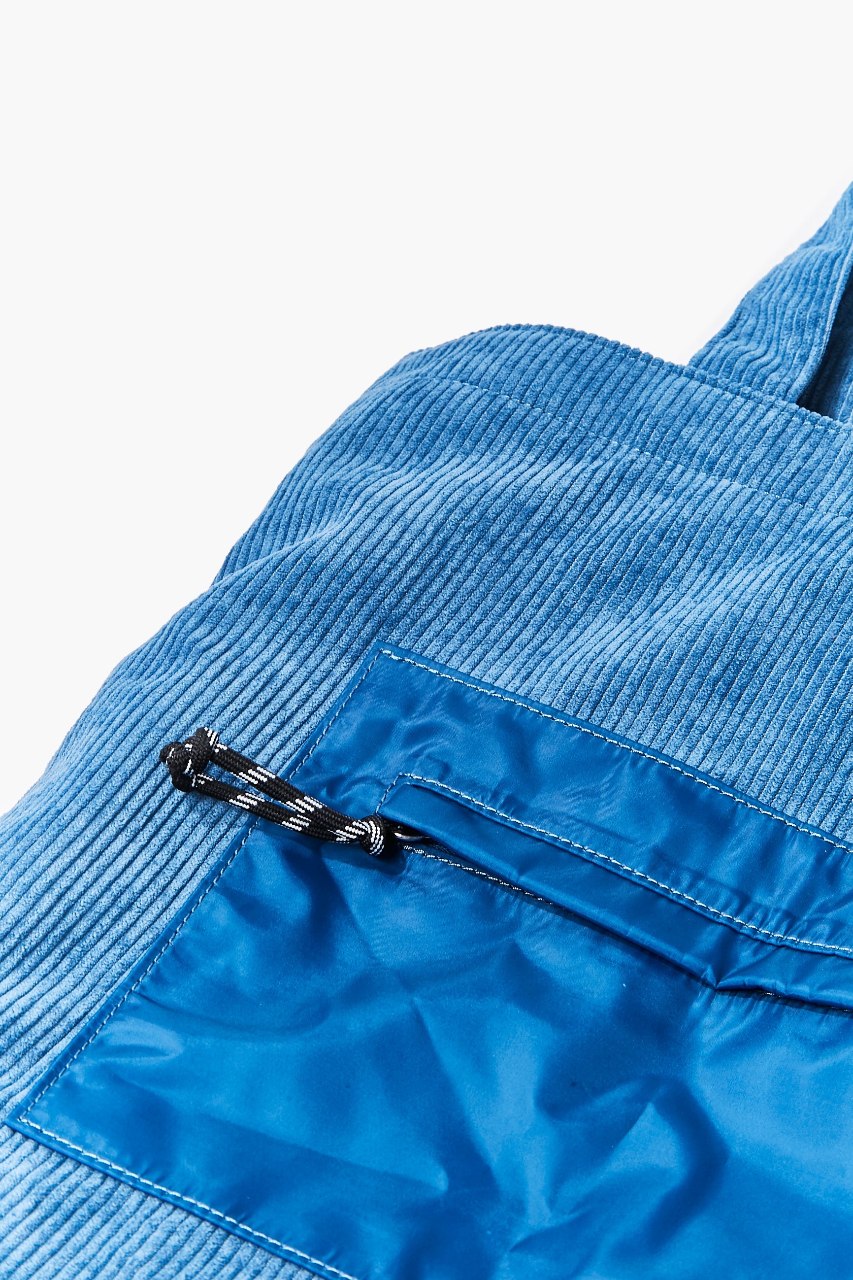 Blue Zip-Pocket Tote Bag 2