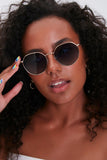Goldteal Round Metal Sunglasses 
