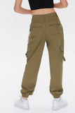 Olive Wallet Chain Cargo Joggers 3