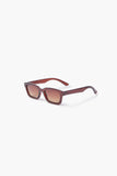 Brown Square Tinted Sunglasses 1