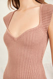 Cocoa Sweater-Knit Ribbed Midi Dress 4