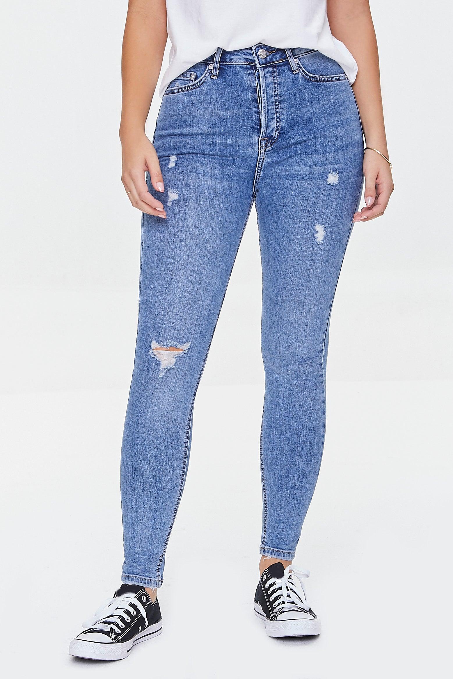Mediumdenim High-Rise Skinny Jeans 5