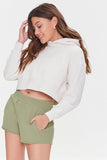 Sage French Terry Raw-Cut Shorts 1