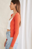 Ginger Ribbed Knit Cardigan Sweater 3