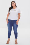 Whitemulti Plus Size Its Been Emotional Tee 