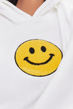Whitemulti Happy Face Terrycloth Graphic Hoodie 10