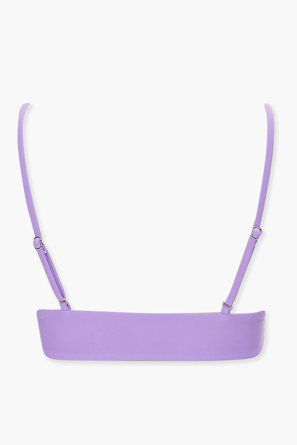 Lavender Knotted Triangle Bikini Top 4