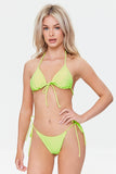 Lime Self-Tie String Bikini Bottoms 