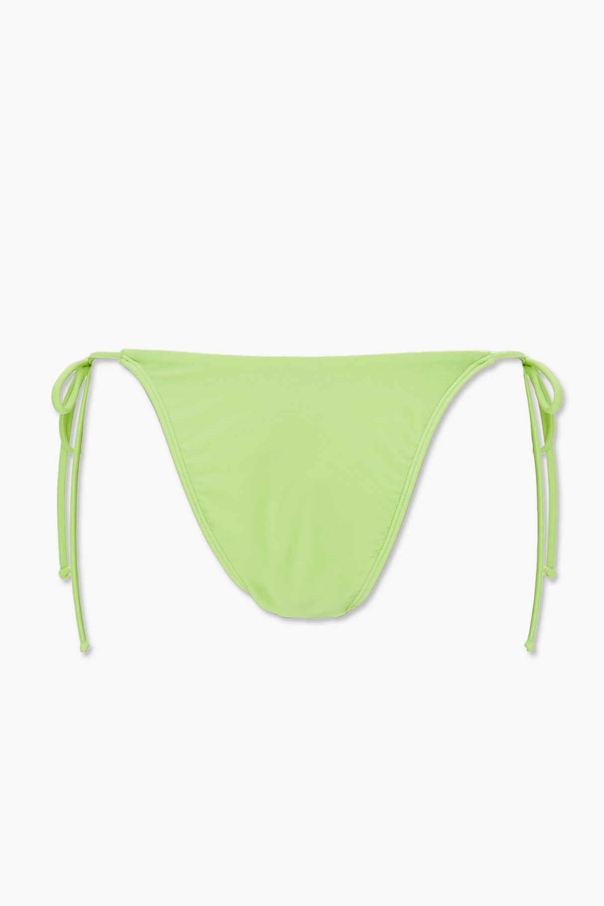 Lime Self-Tie String Bikini Bottoms 5