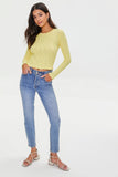 Mimosa Heathered Fitted Top 