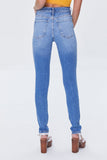 Mediumdenim Skinny High-Rise Long Jeans 3