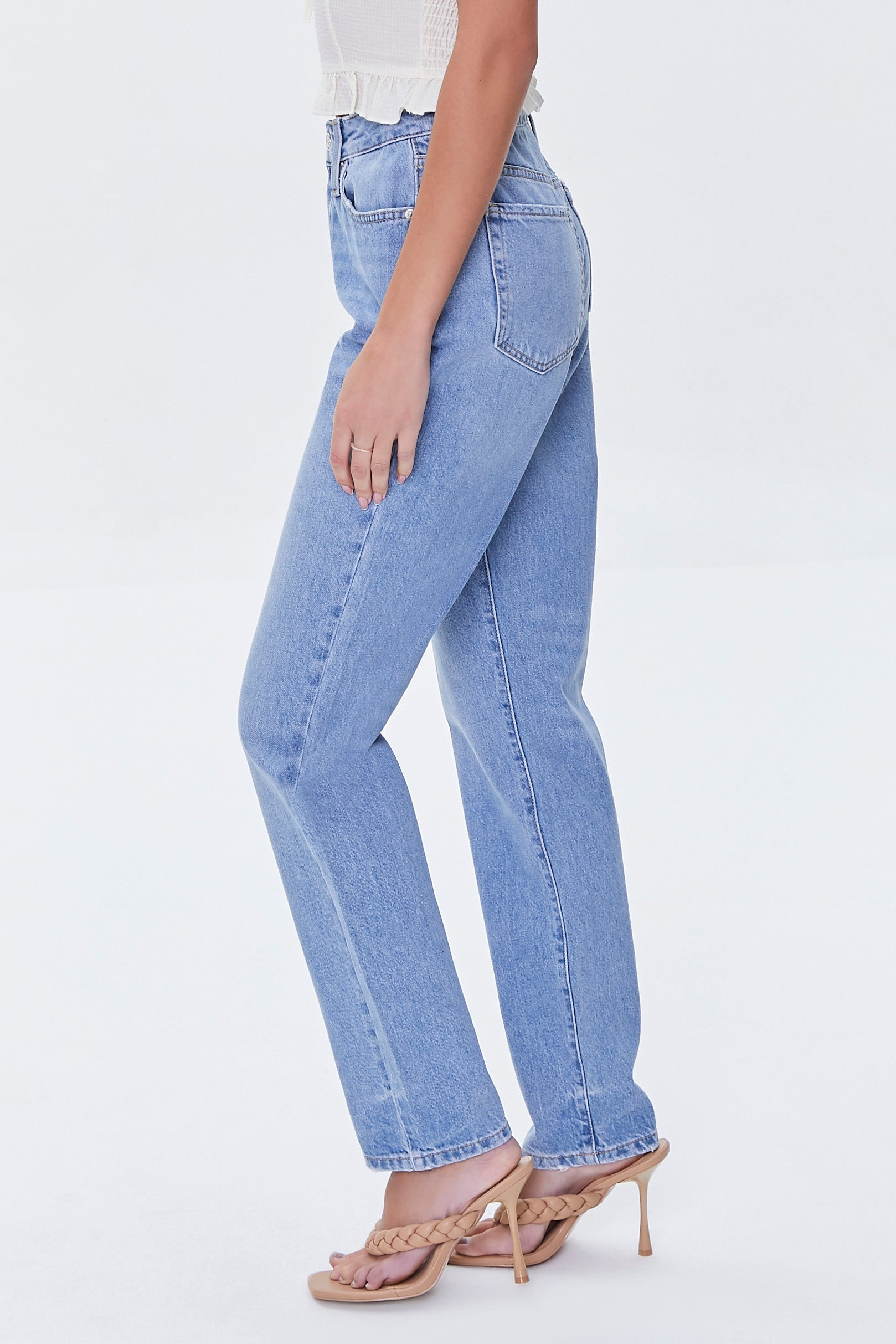 Mediumdenim High-Rise Mom Long Jeans 2