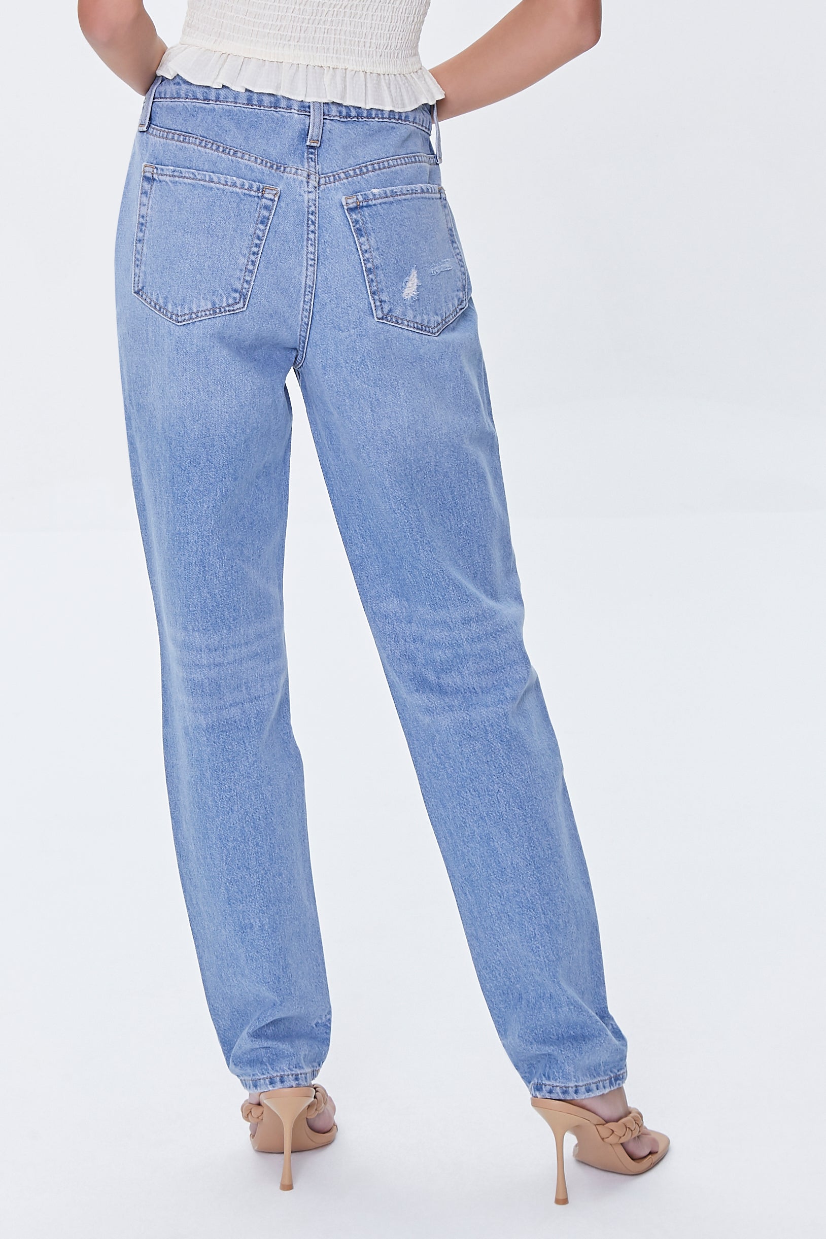 Mediumdenim High-Rise Mom Long Jeans 3