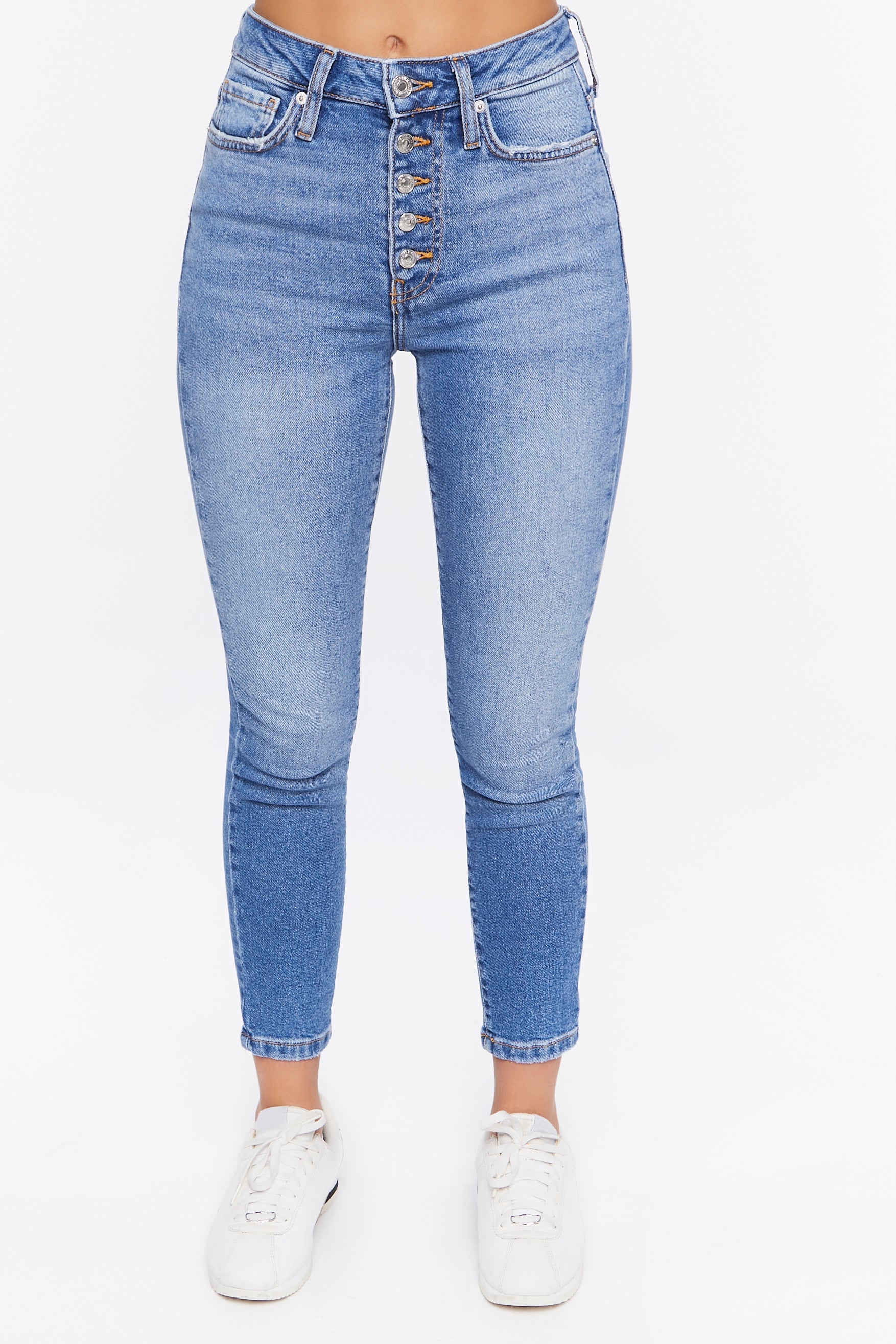 Mediumdenim Petite High-Rise Skinny Jeans 3