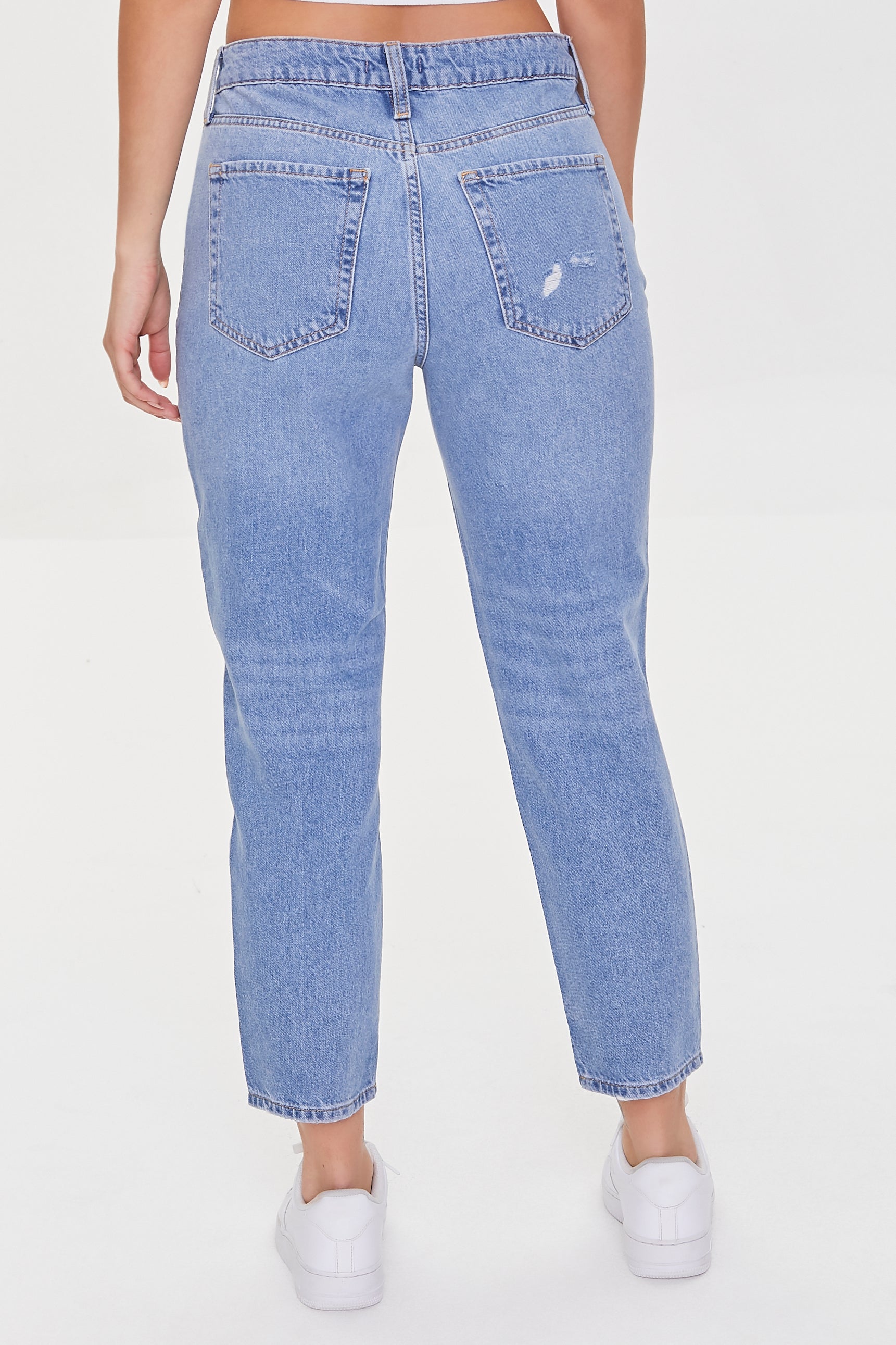 Mediumdenim High-Rise Mom Petite Jeans 3