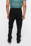 Denimwashed Slim-Fit Cargo Jeans 3