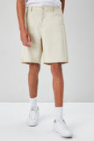 Khaki Pocket Cotton-Blend Shorts 2