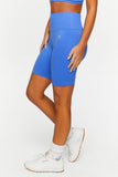 Blue Active Seamless Biker Shorts 2