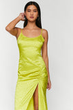 Greenapple Jacquard Maxi Cami Slip Dress 3