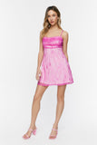Pink Lace Cami Mini Dress 3