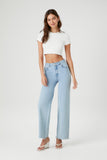 White Chain-Back Cropped Tee 4