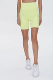 Lime Breathable Active Biker Shorts  3