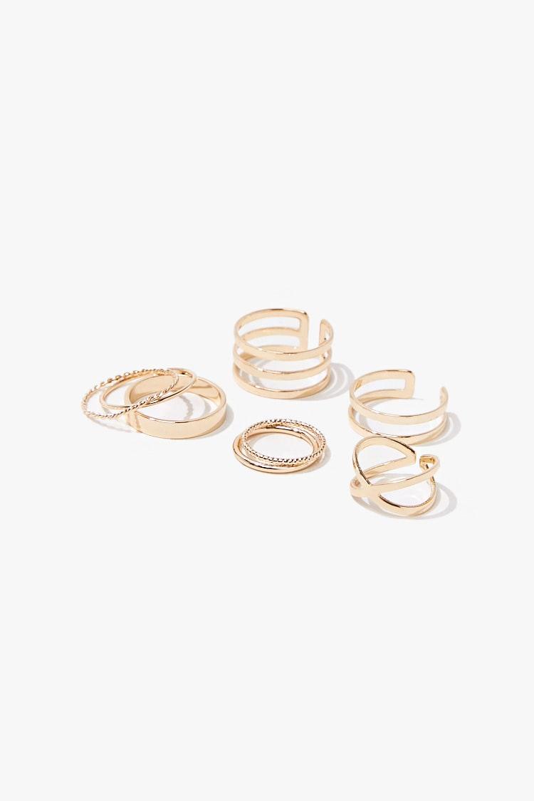 Gold Assorted Ring Set
