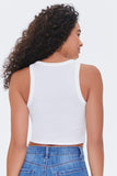 Ivory Cropped Tank Top 1