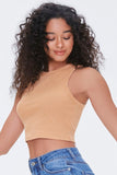 Camel Cropped Tank Top