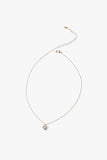 Goldclear Cube Charm Necklace  4