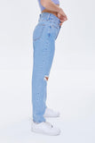 Lightdenim Distressed Slim-Straight Jeans  4