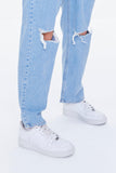 Lightdenim Distressed Slim-Straight Jeans  5